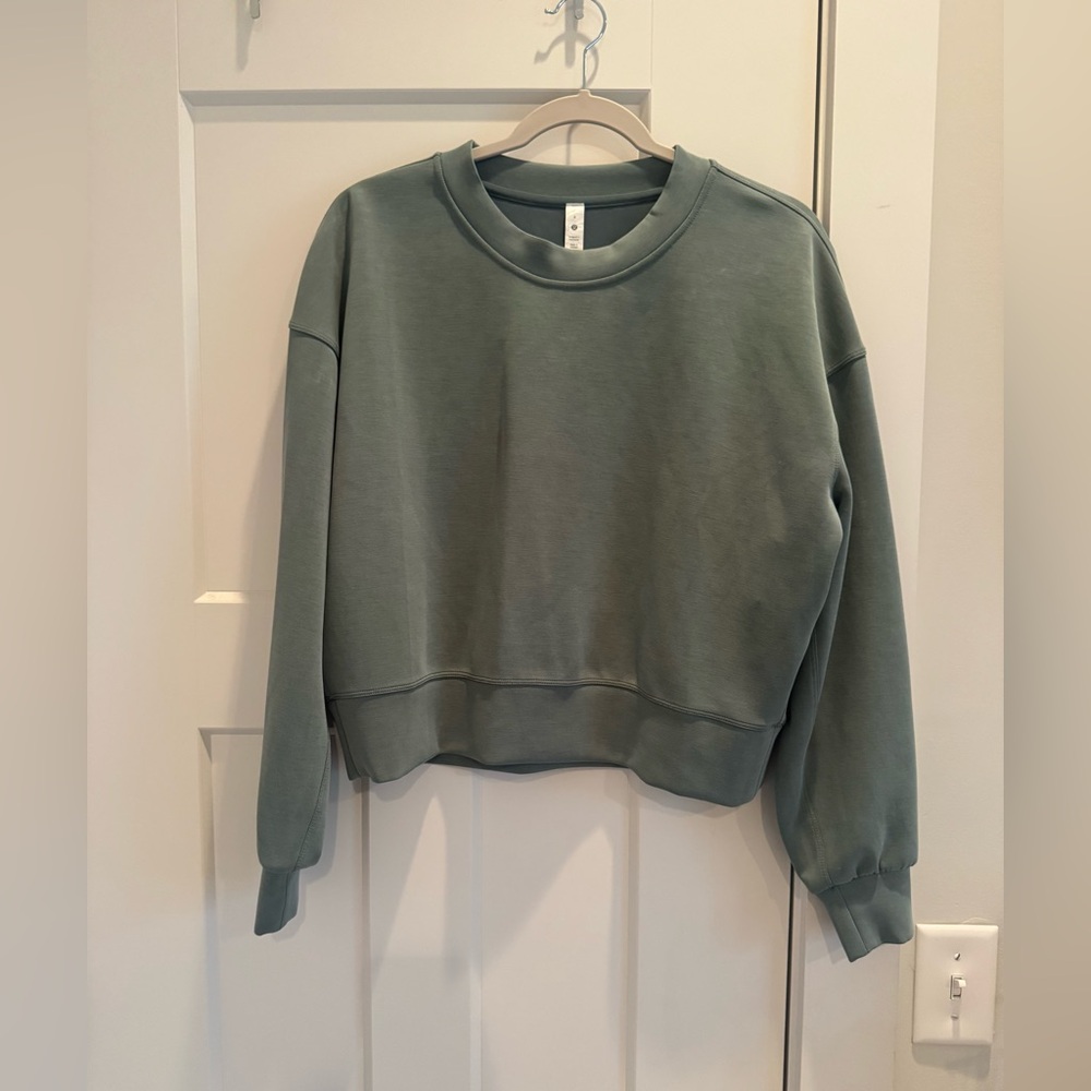 Lululemon Athletica Olive Crewneck Sweatshirt